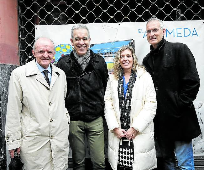 José Mari Amantes, Jorge Aio, María García y Asier Sanz.