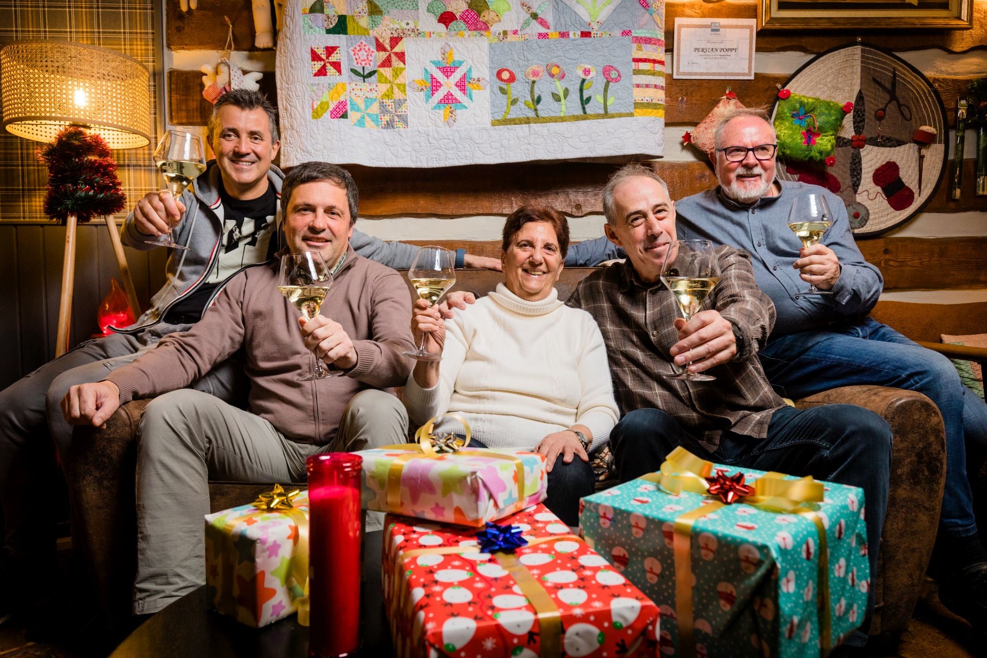 Imanol Vega, Óscar Arregui, Sor Aurora Herrera, Juan Carlos Palacios y Paco Granados.