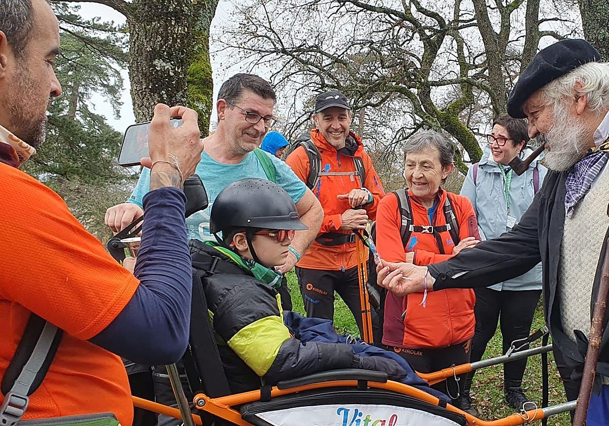 Amurrio sube al Babio para luchar contra el cáncer