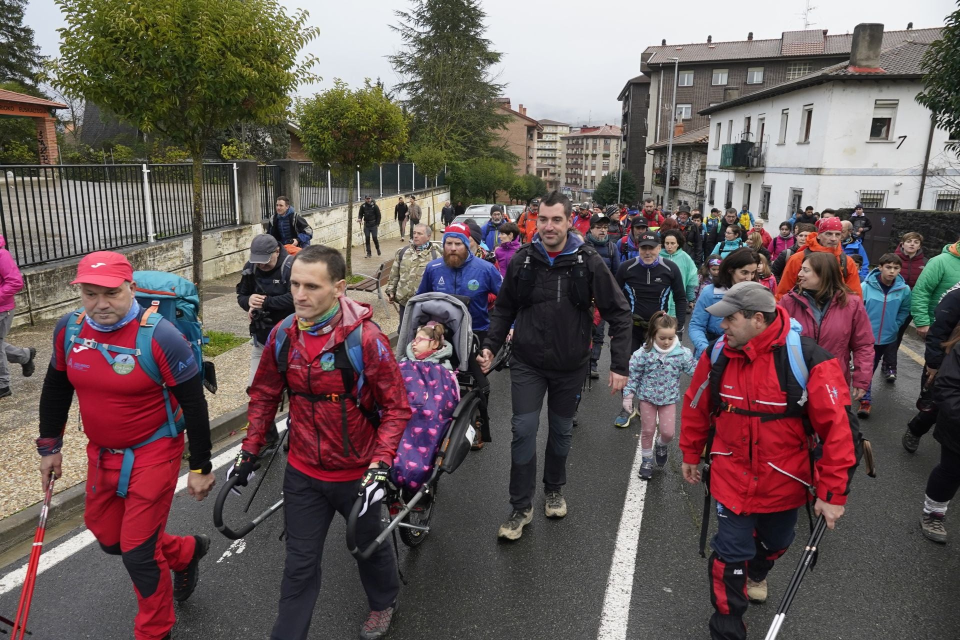 Amurrio sube al Babio para luchar contra el cáncer