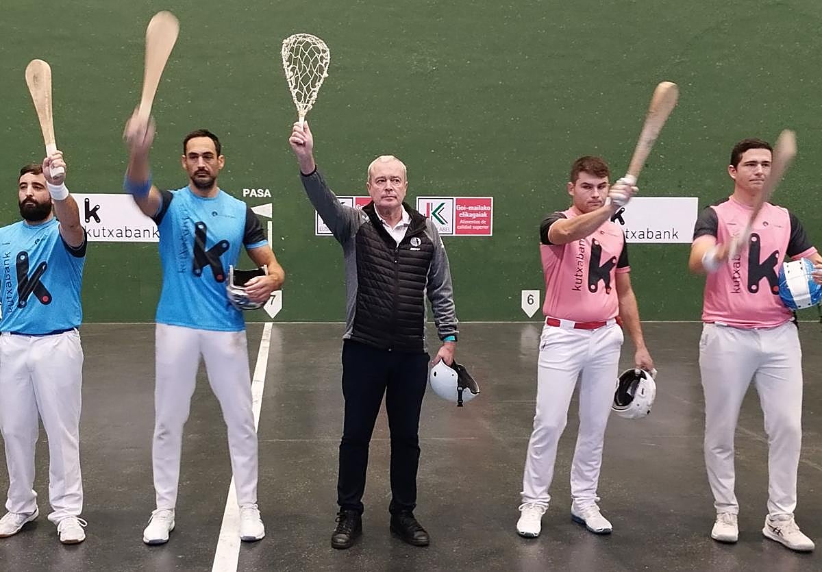 Ibai Pérez, Fusto, Asier del Río y Maldonado.