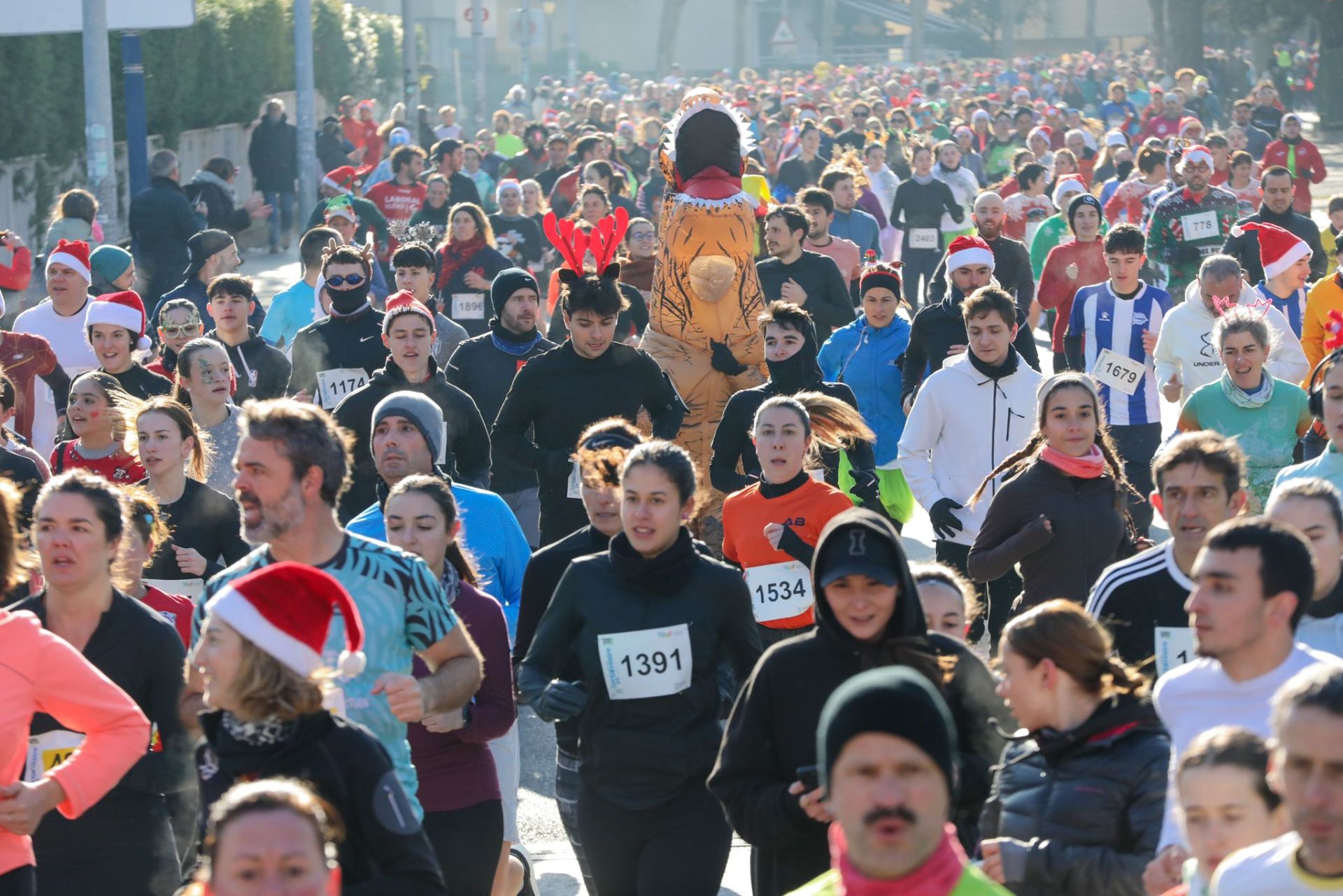 Las imágenes de la San Silvestre de Vitoria 2024