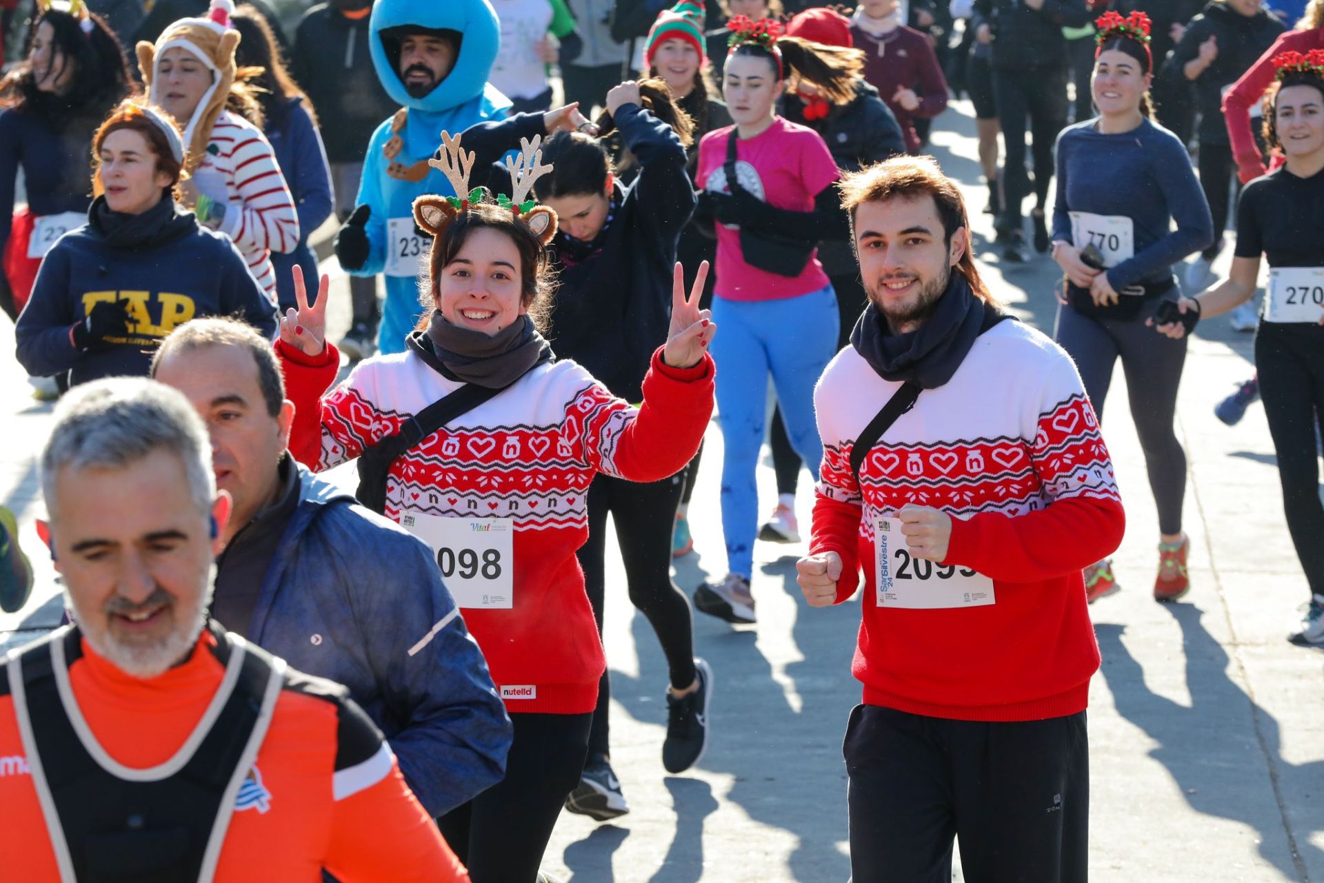 Las imágenes de la San Silvestre de Vitoria 2024