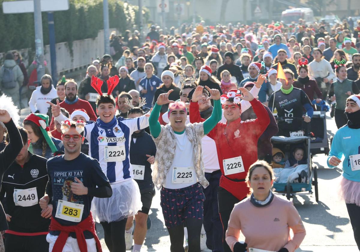 Las imágenes de la San Silvestre de Vitoria 2024