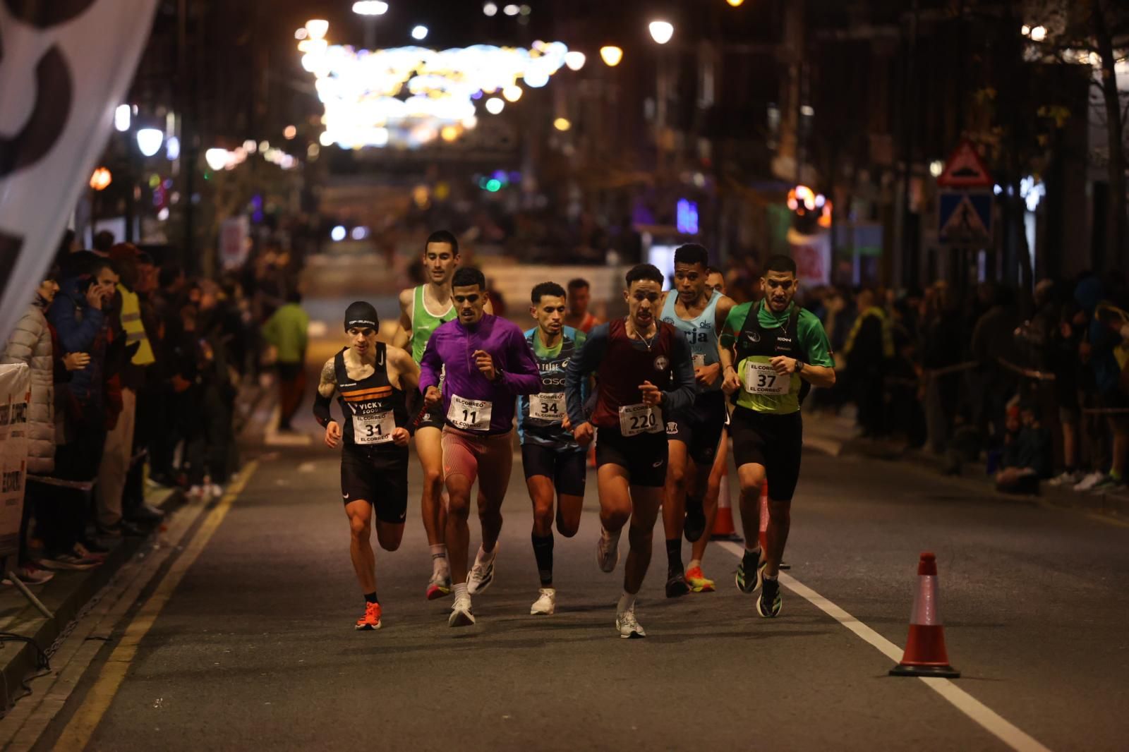 Las mejores imágenes de la San Silvestre de Galdakao