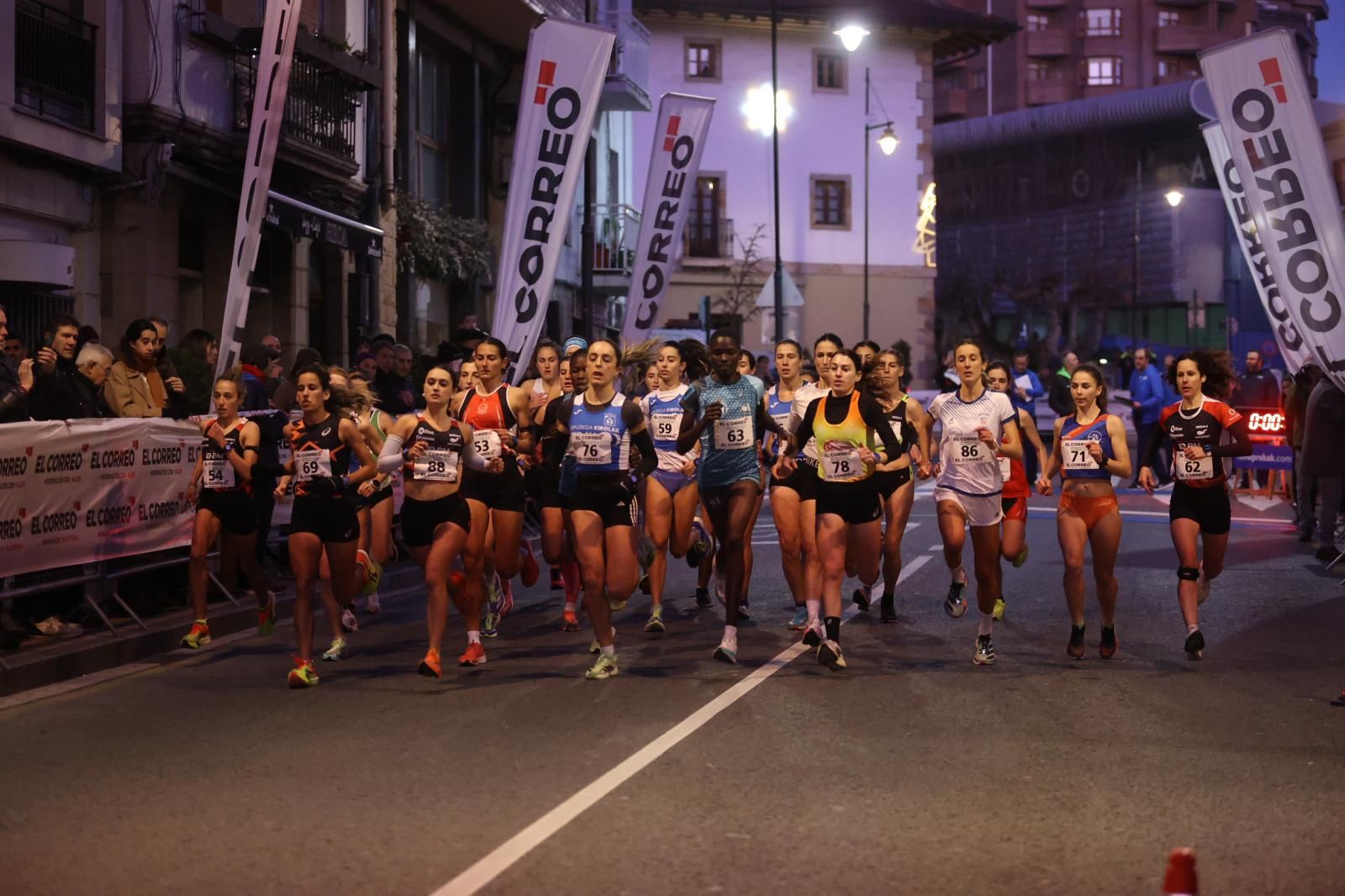 Las mejores imágenes de la San Silvestre de Galdakao