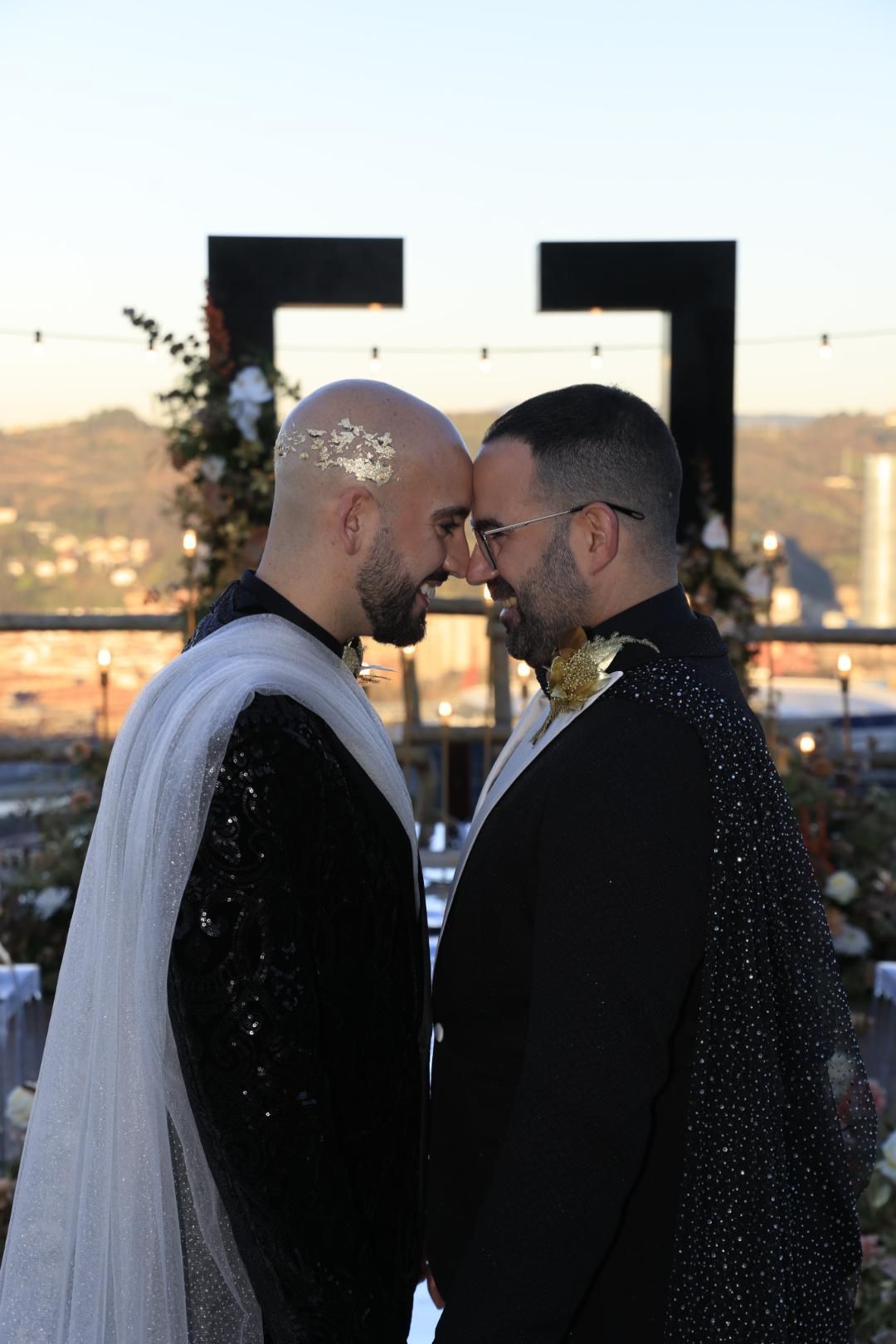 En fotos: así ha sido la primera boda del año en Bizkaia