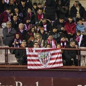 Espectacular movilización: 4.000 hinchas del Athletic en Las Gaunas