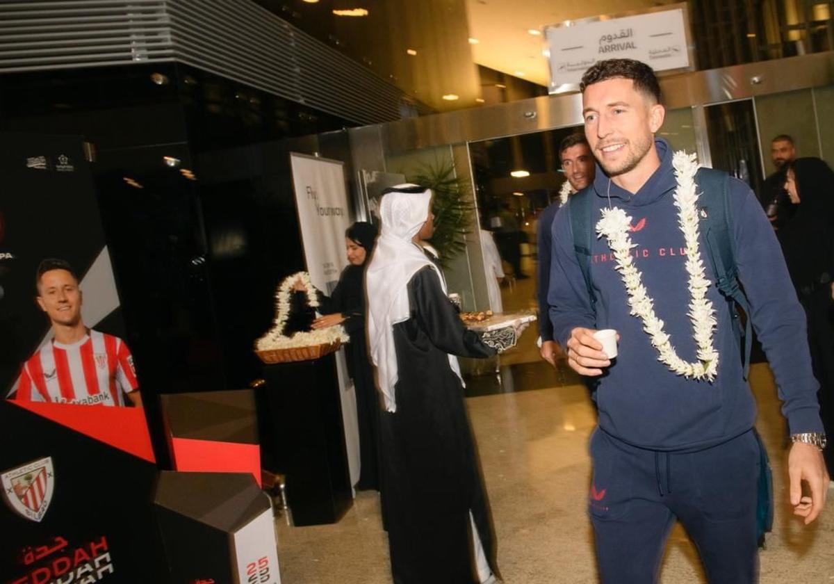 Así ha sido la llegada del Athletic a Arabia Saudí