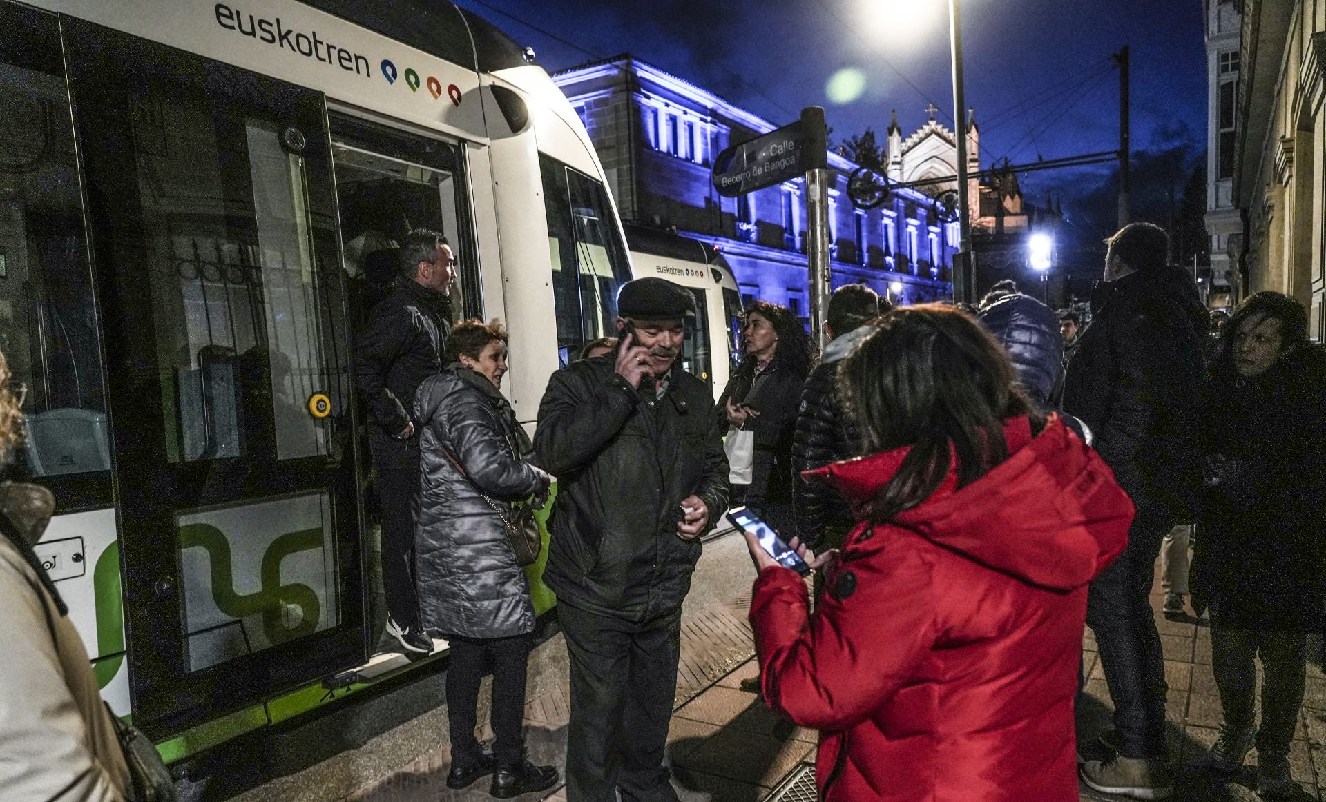 El tranvía se para en Vitoria