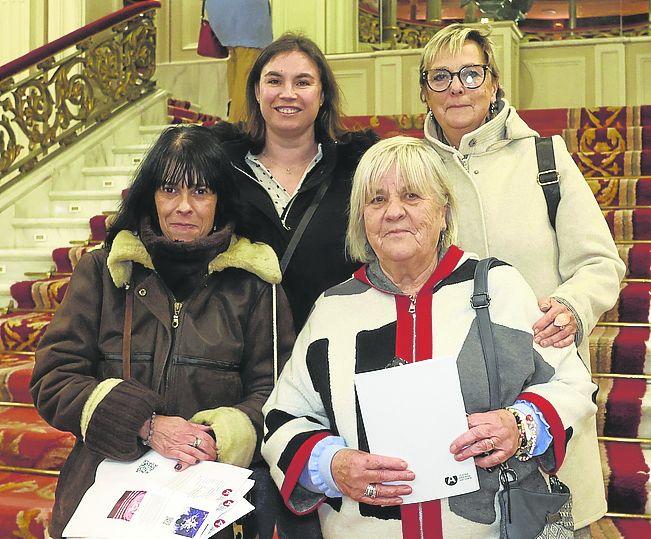 Nerea Barañano, Aurora Legido, Ainhoa Rodríguez y Trini Legido.