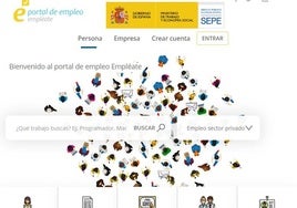 Imagen del portal Empléate del SEPE: