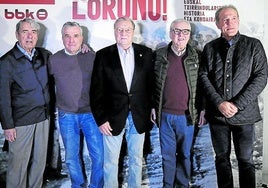 José María Arrate, Daniel Ruiz Bazán, Manolo Delgado, Juan Carlos Ercoreca y Andoni Goikoetxea.