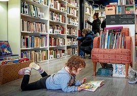 La librería 'Re-Read', en la calle Alameda Urquijo de la capital vizcaína.