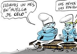 La viñeta de Cerrajería sobre la huelga de celo de la Policía Local de Vitoria