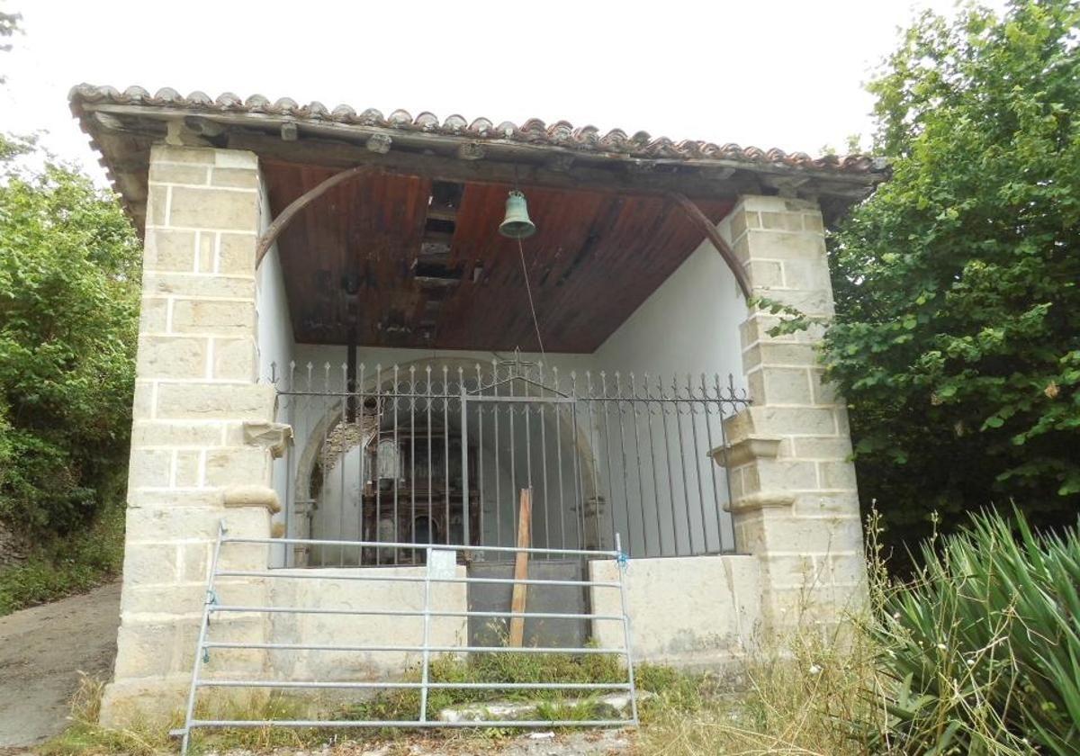 Ermita de San Roque, en Retes de Tudela, reparada con el programa.