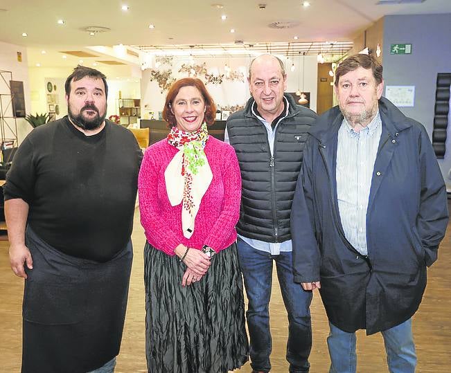 Aingeru Etxebarria, Amaia Arregi, Adolfo Lorente y Mikel Zeberio.