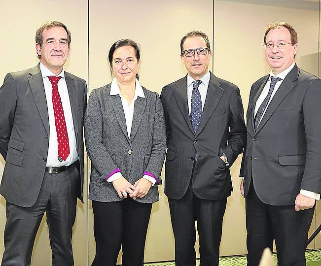 Luis Miguel del Moral, Nerea Ugaldea, Ramón Nicieza y Jon Toledano.