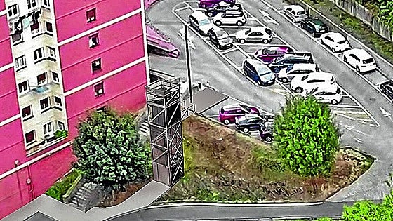 Las obras del ascensor de San Antonio arrancan en un mes
