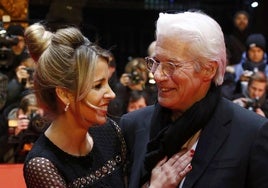 Richard Gere y Alejandra Silva.