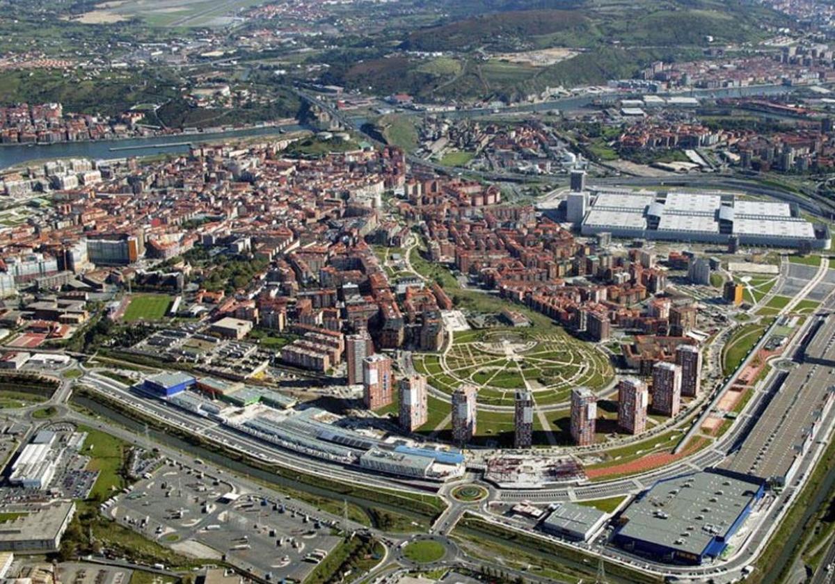 Imagen aérea de Barakaldo, donde se esperan poner en marcha medidas para contener el alquiler.