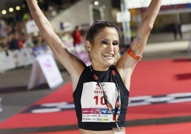 Verdeliss en la Bilbao Night Marathon.