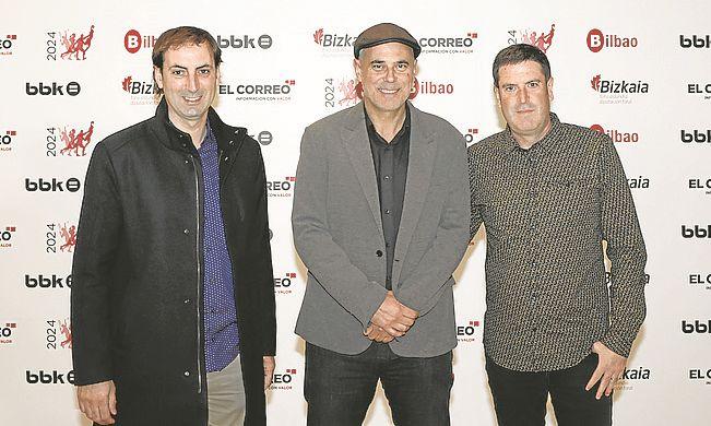 Fernando Fernández, Ricardo Arana e Imanol de la Sota.