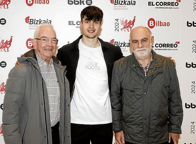 José Luis González, Markel Fernández y Jesús Rubiales.