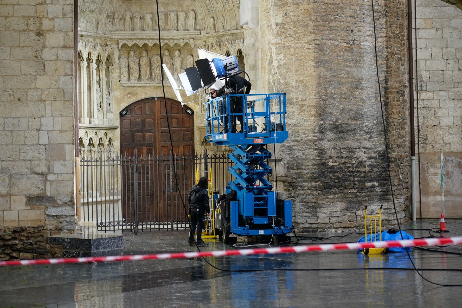 El &#039;Sacamantecas&#039; se rueda por fin en la Catedral de Santa María