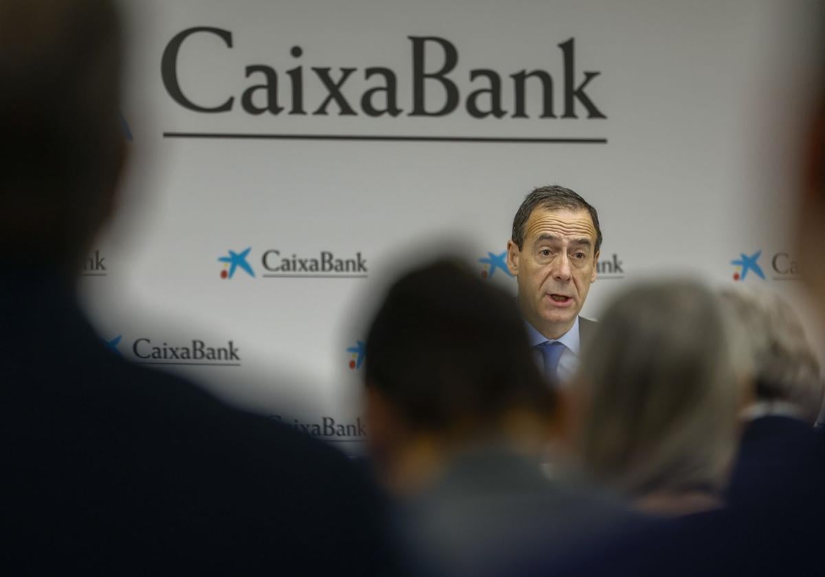 El consejero delegado de CaixaBank, Gonzalo Gortázar