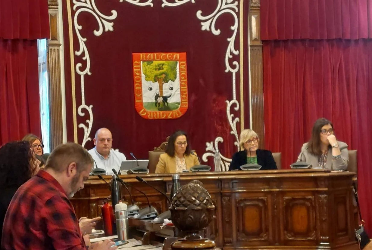 Sesión del pleno del Ayuntamiento de Getxo