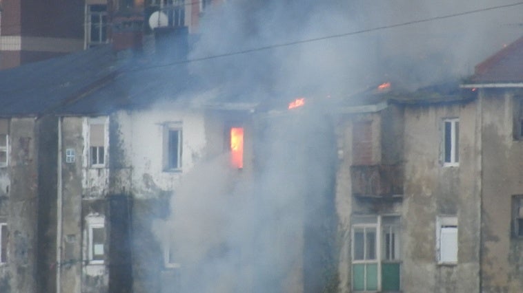 Los vídeos del incendio de Basauri