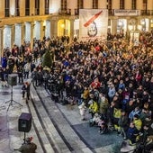 Ha sido una de las manifestaciones más multitudinarias que se recuerdan en Llodio.