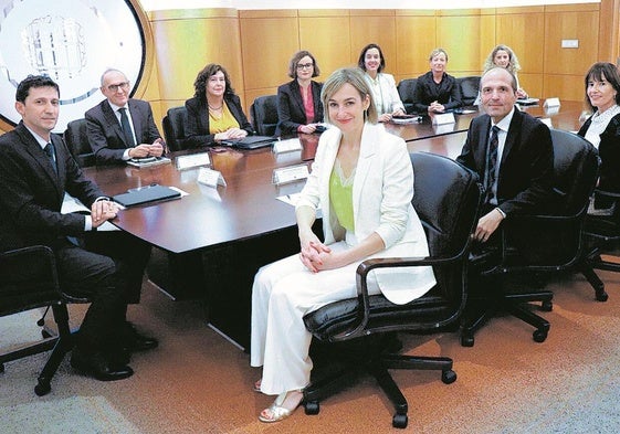 Imagen de la última reunión del Consejo Vasco de Finanzas.