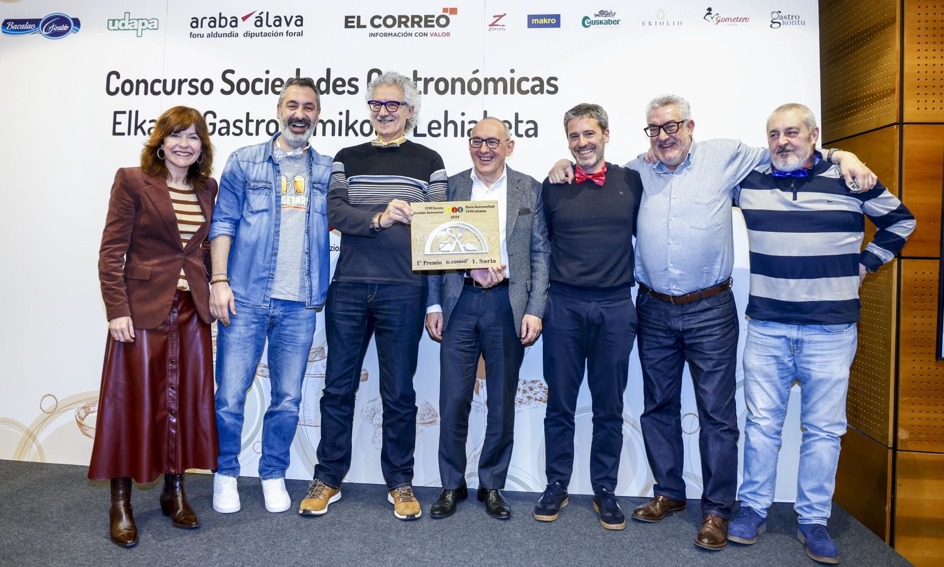 Entrega de premios del Concurso de Sociedades Gastronómicas de EL CORREO