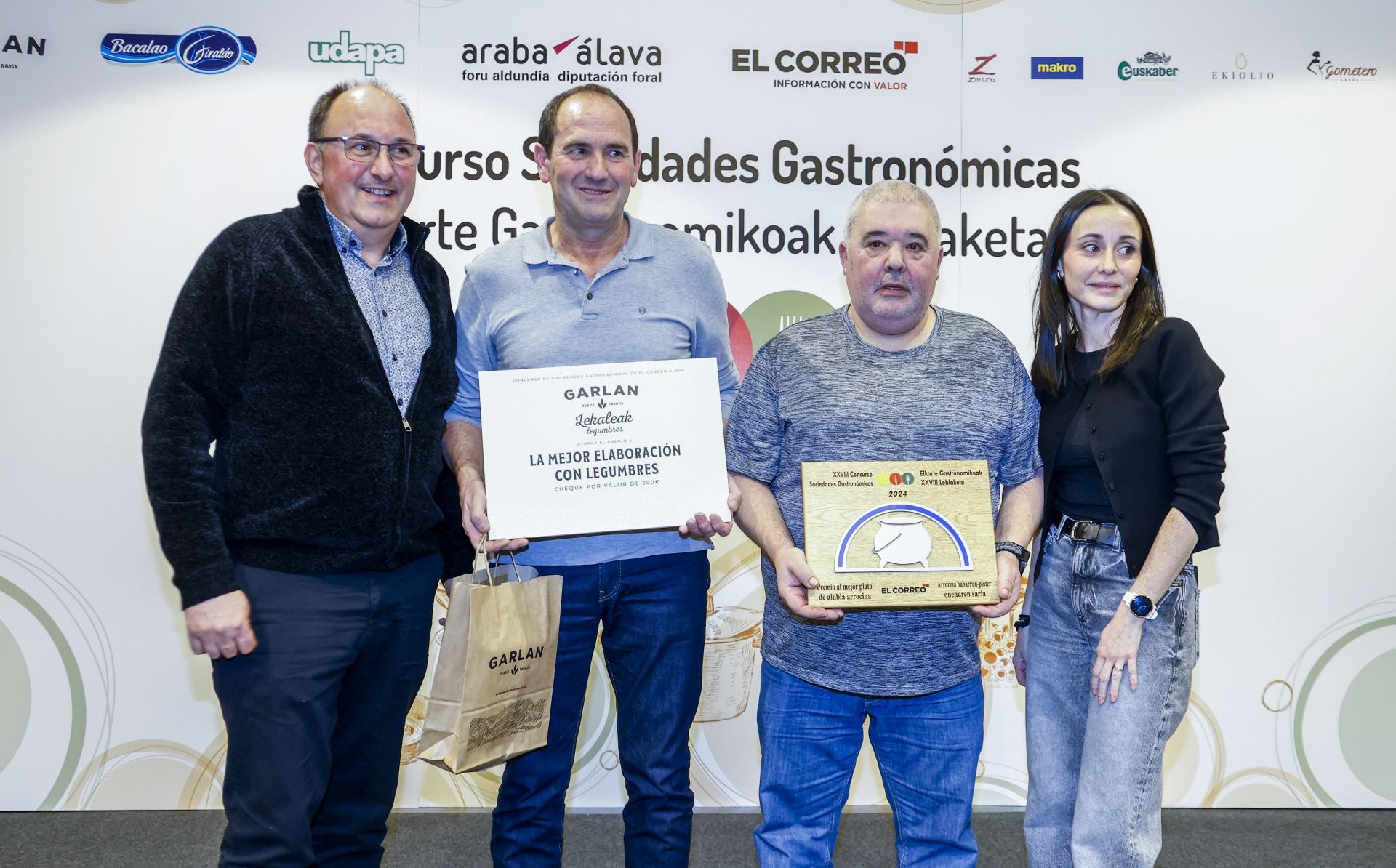 Entrega de premios del Concurso de Sociedades Gastronómicas de EL CORREO