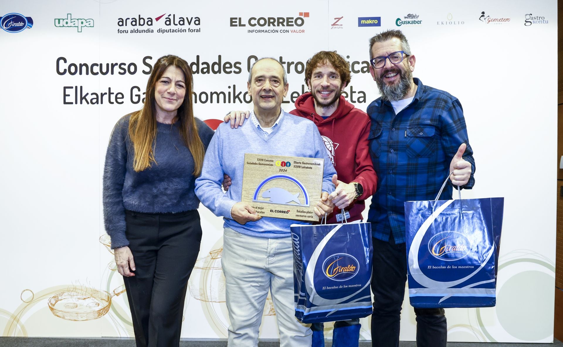 Entrega de premios del Concurso de Sociedades Gastronómicas de EL CORREO