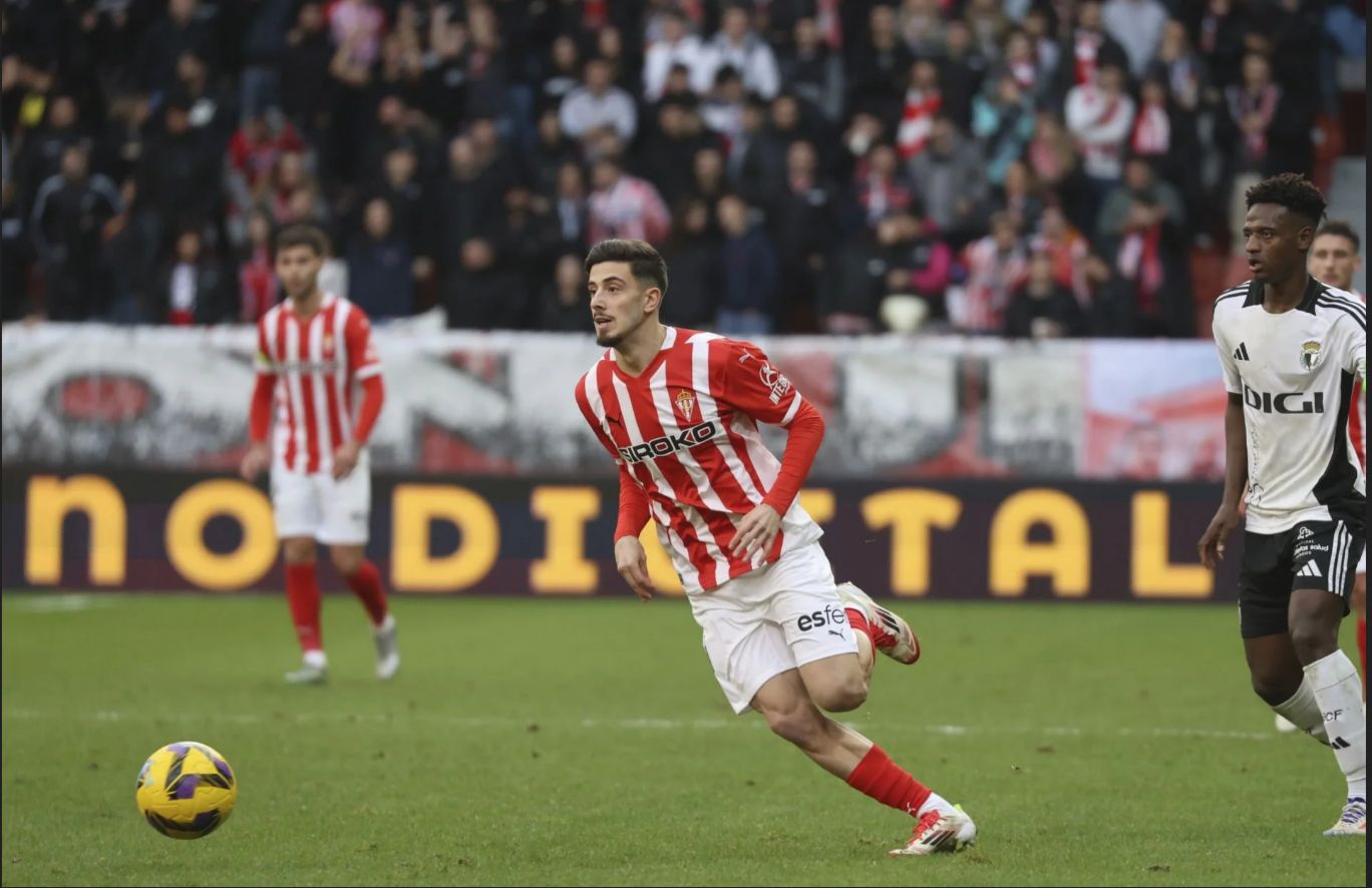 Nico Serrano debuta a lo grande: asistencia de gol sin entrenar con el Sporting