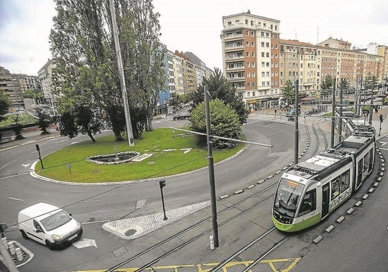 La extensión del tranvía a Zabalgana se incluye dentro del plan.