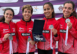 De izquierda a derecha Cristina Espejo, Carolina Robles, Carla Arce y Alicia Berzosa.