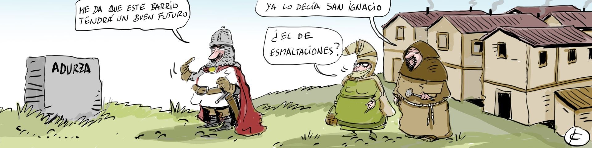 La tira de Cerrajería y los mil años de Adurza