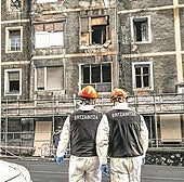 Los afectados por el incendio de Basauri afrontan un largo realojo y piden soluciones