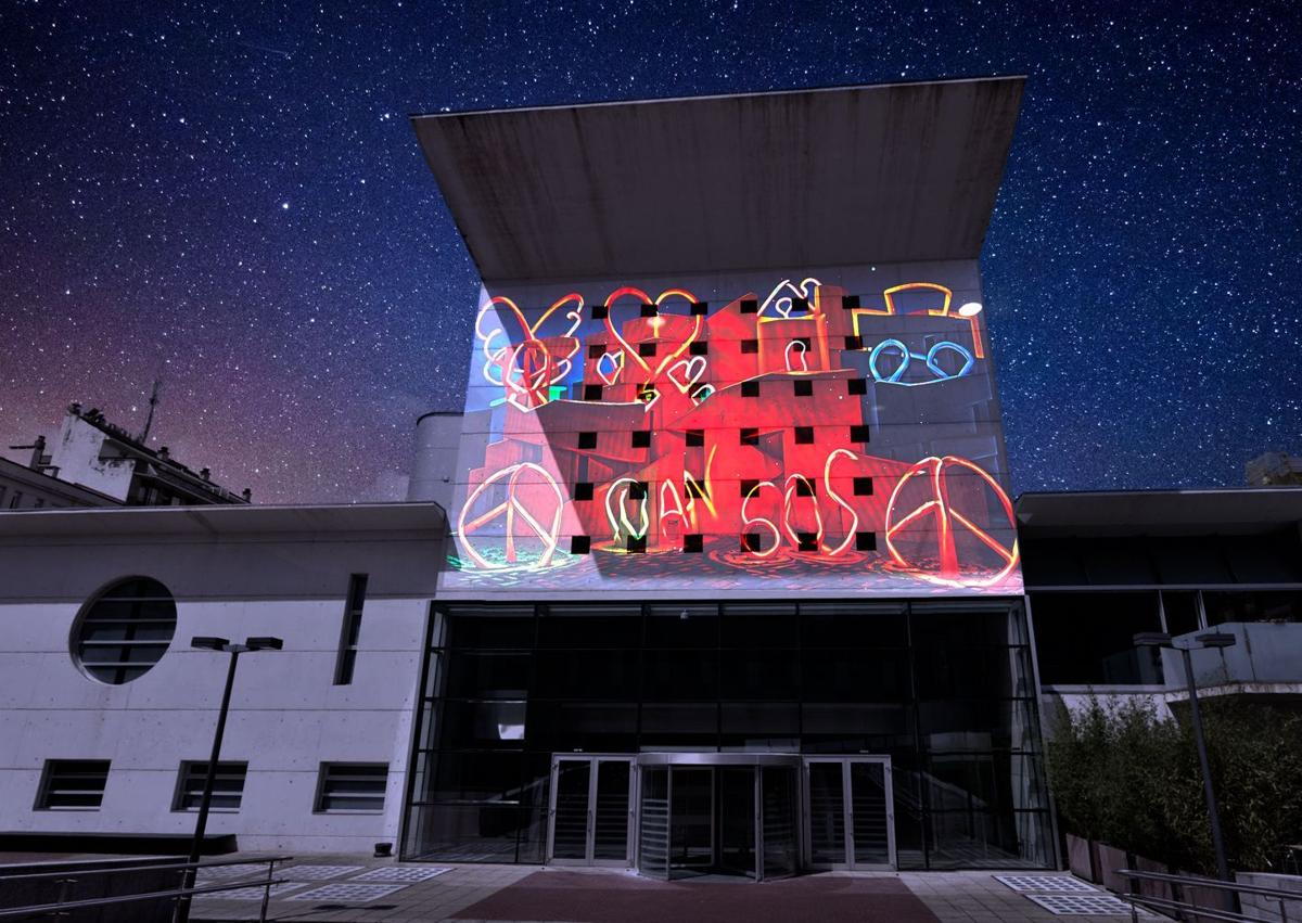 Imagen secundaria 1 - La instalación de Luminariste se verá en 'Trazos de paz' en Artium y 'Campanas de paz' 