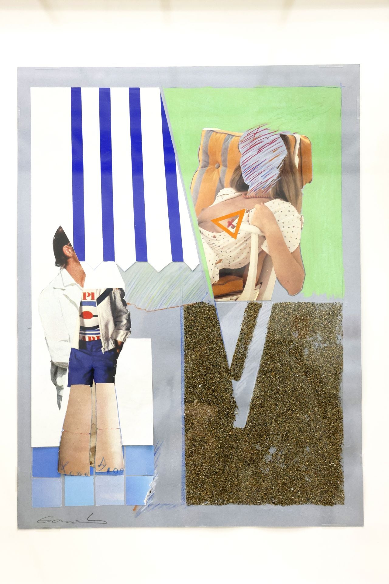 Collage (voyeur) (1980.De Darío Urzay