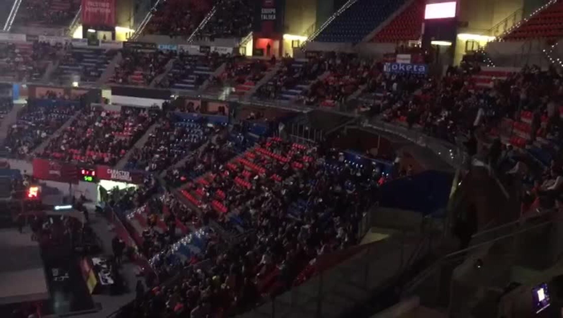 Así ha recibido al Maccabi el Buesa Arena