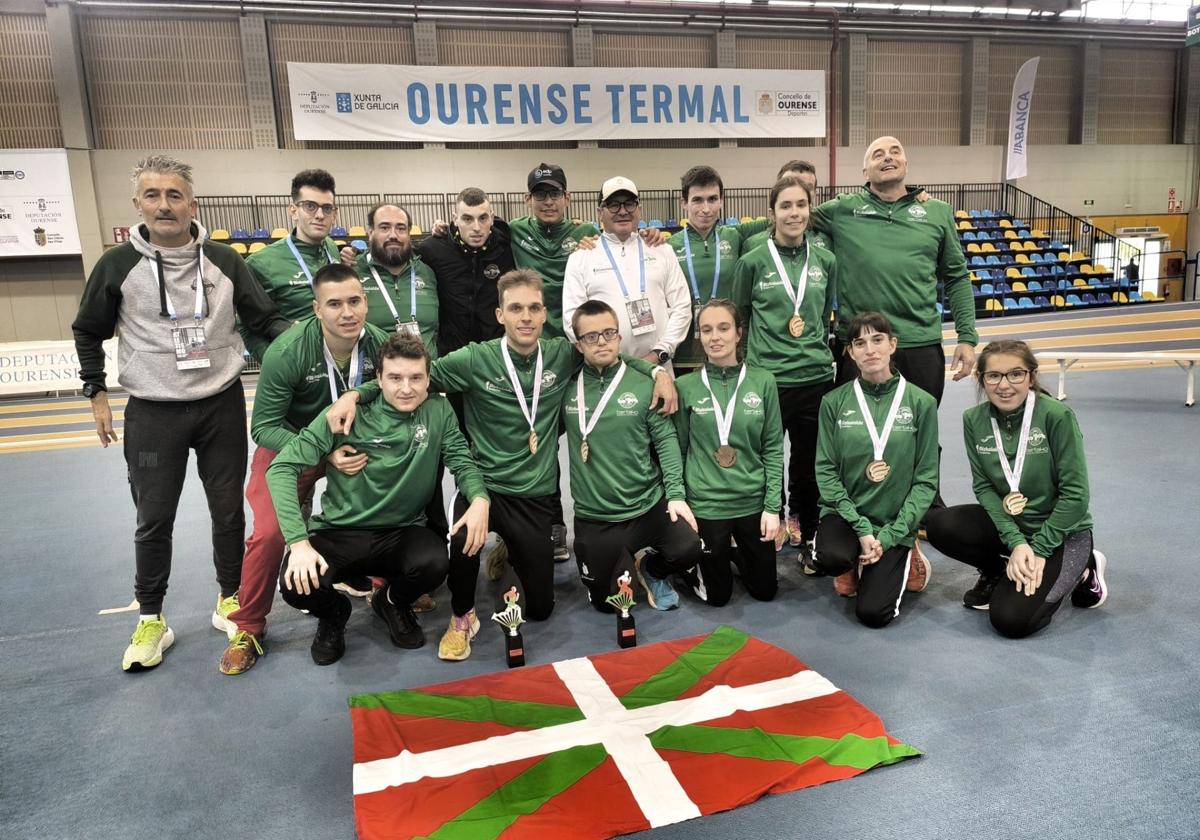 Los atletas paralímpicos de Basauri se hacen con otro campeonato nacional en Ourense