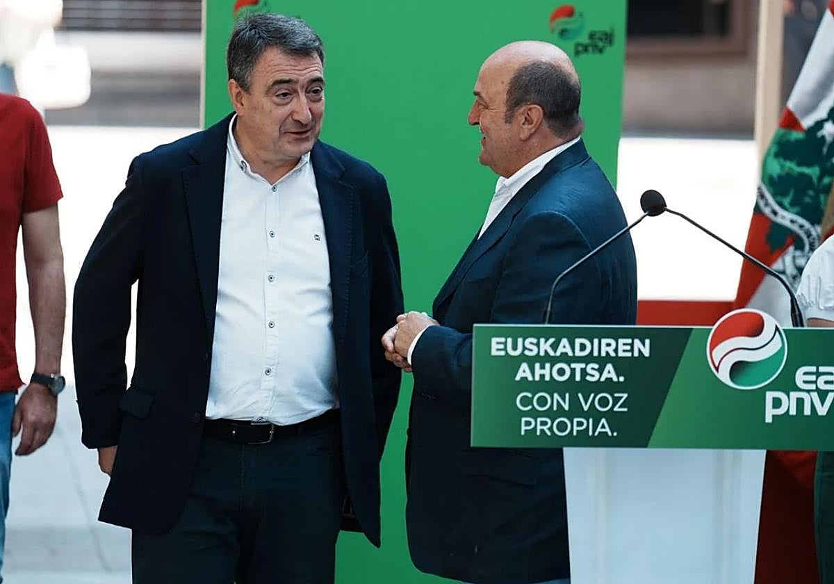 Así quedó la primera vuelta del PNV: 114 batzokis para Ortuzar y 73 para Esteban