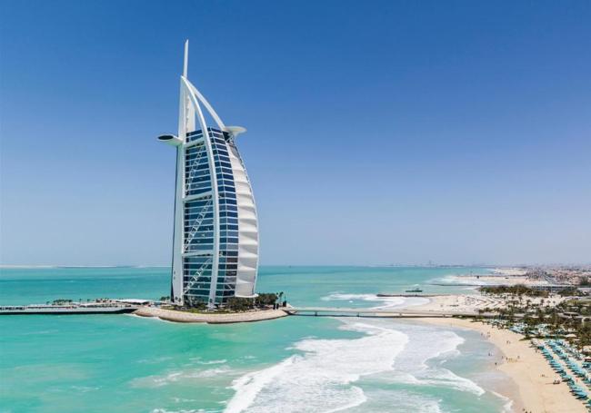 Vista del Burj Al Arab Jumeirah.