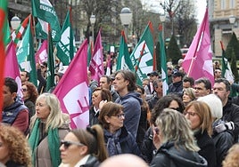 Protesta de ELA en Bilbao organizada en 2024.