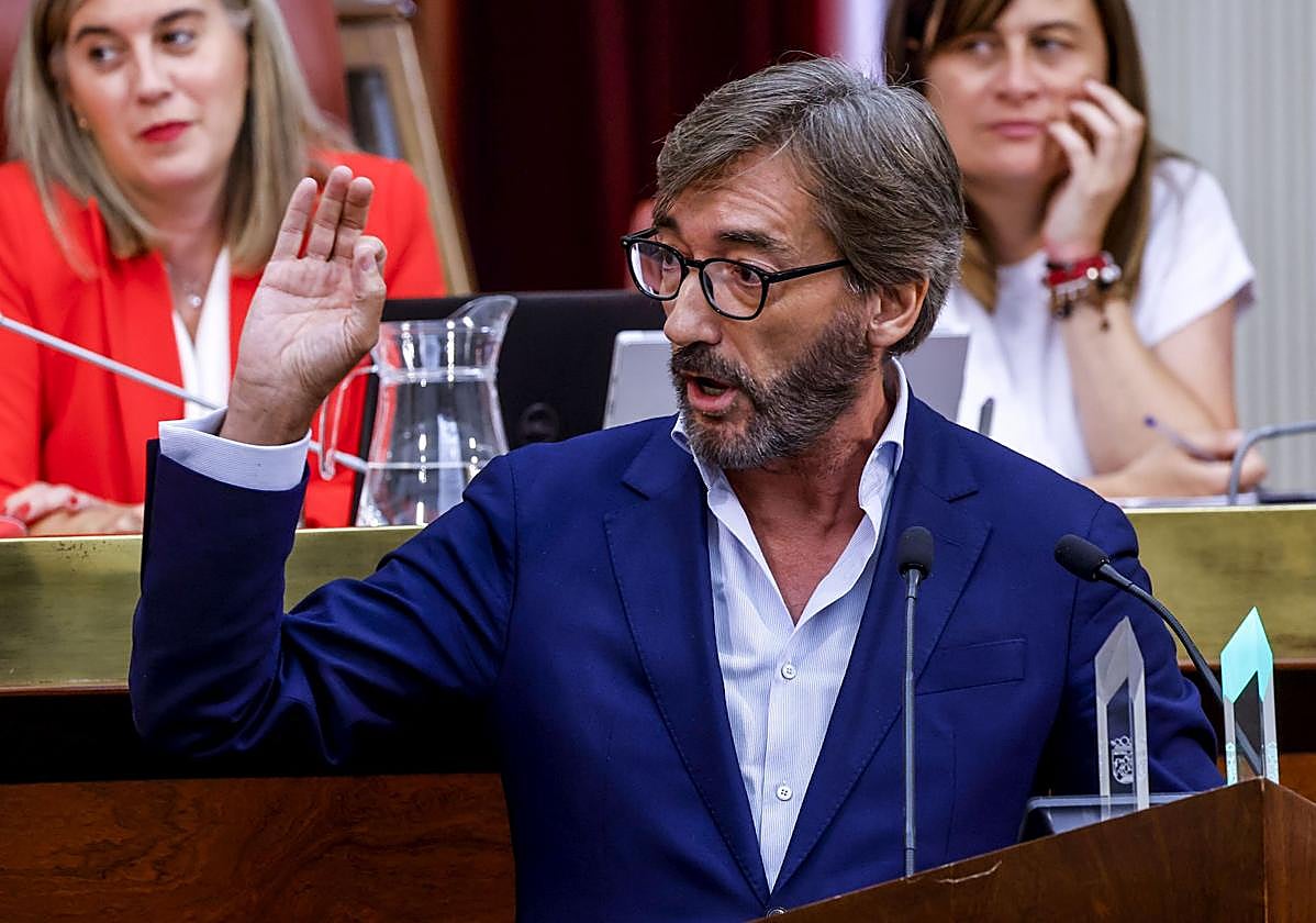 Iñaki Oyarzabal, durante un pleno.